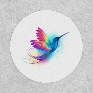 Exotic Rainbow Hummingbird Patch