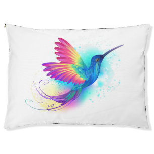 Exotic Rainbow Hummingbird Pet Bed