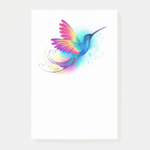 Exotic Rainbow Hummingbird Post-it Notes