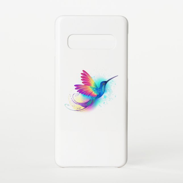 Exotic Rainbow Hummingbird Samsung Galaxy Case (Back)