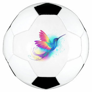 Exotic Rainbow Hummingbird Soccer Ball