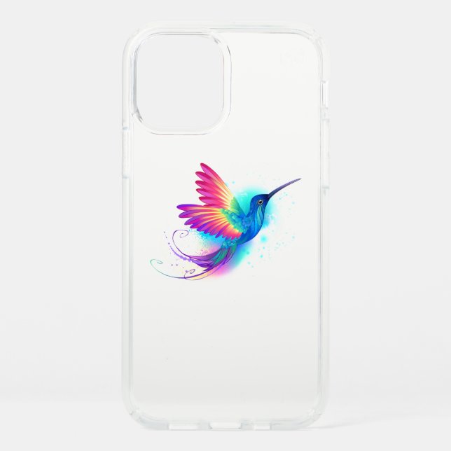 Exotic Rainbow Hummingbird Speck iPhone 12 Case (Front)