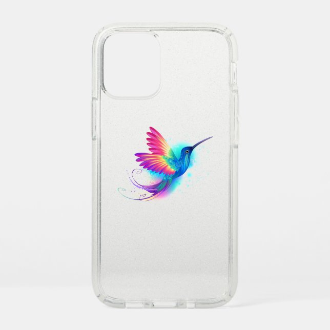 Exotic Rainbow Hummingbird Speck iPhone 12 Mini Case (Front)