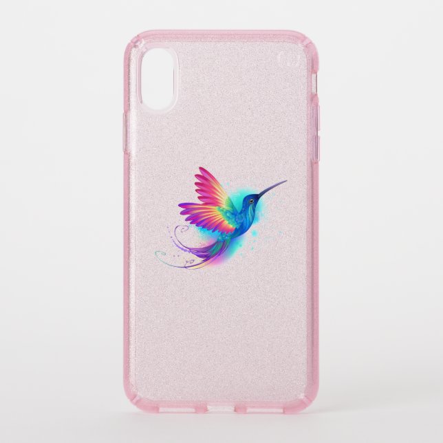 Exotic Rainbow Hummingbird Speck iPhone XS Max Case (Front)