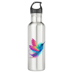 Exotic Rainbow Hummingbird Stainless Steel Water Bottle