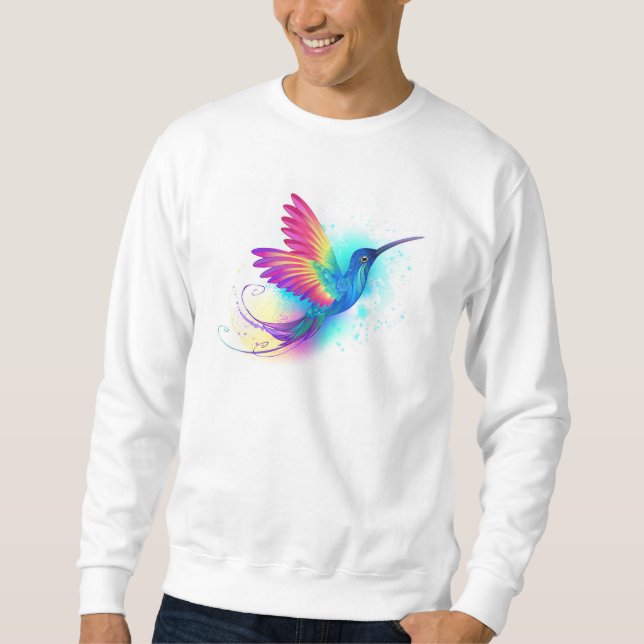 Exotic Rainbow Hummingbird Sweatshirt (Front)
