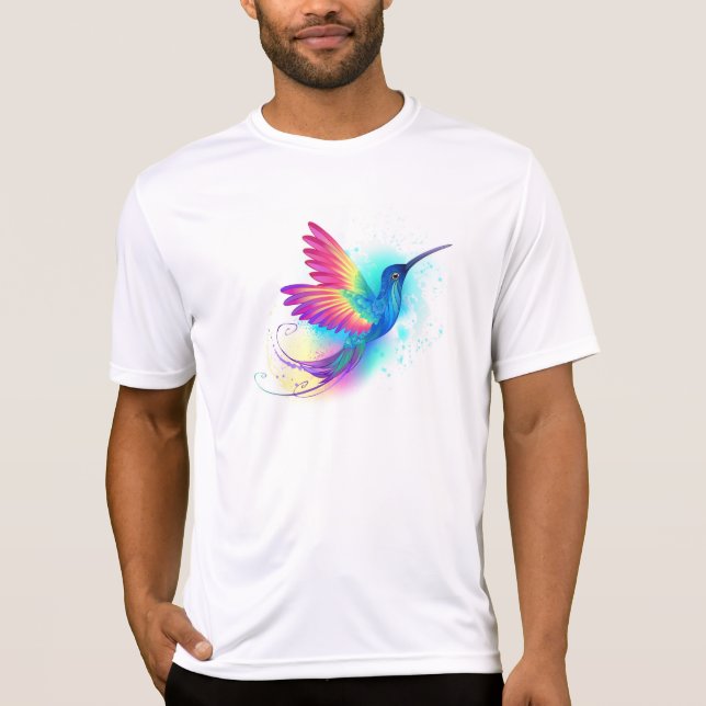 Exotic Rainbow Hummingbird T-Shirt (Front)