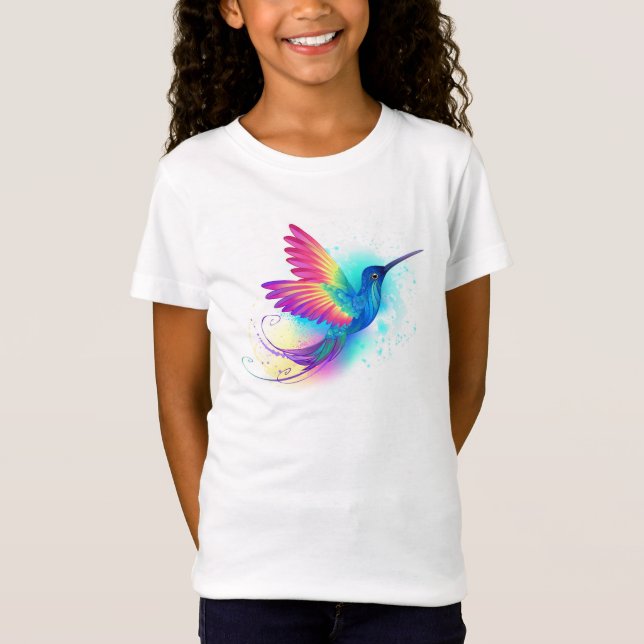 Exotic Rainbow Hummingbird T-Shirt (Front)