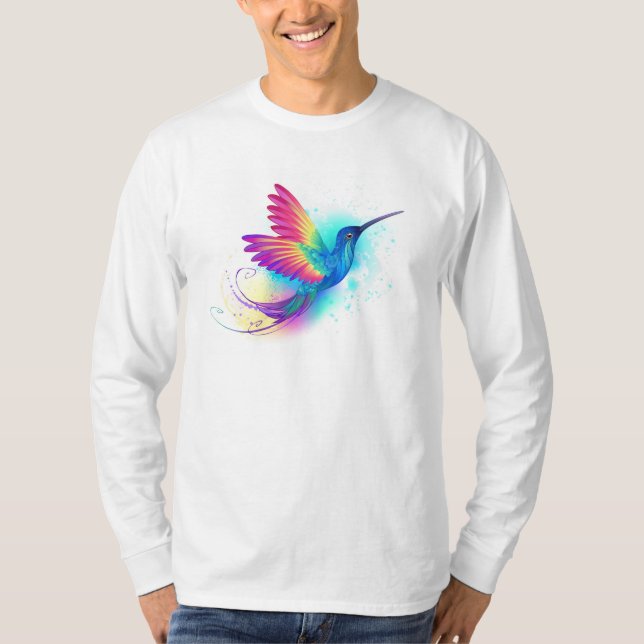 Exotic Rainbow Hummingbird T-Shirt (Front)