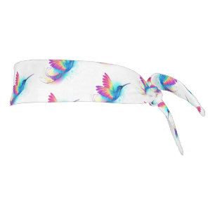 Exotic Rainbow Hummingbird Tie Headband