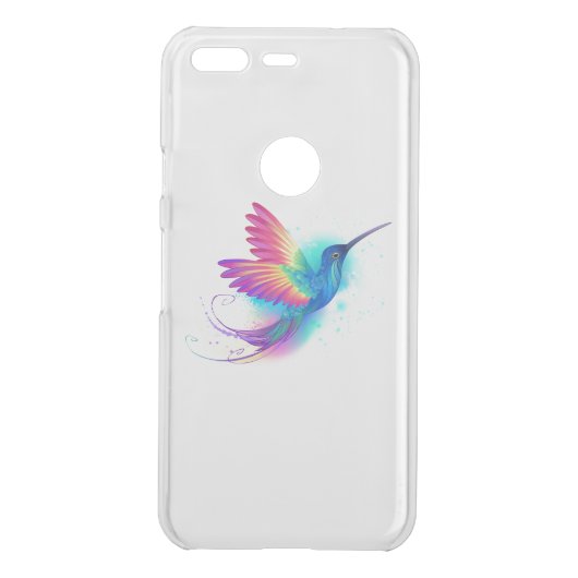 Exotic Rainbow Hummingbird Uncommon Google Pixel Case (Back)