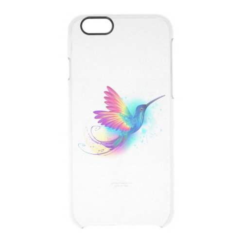 Exotic Rainbow Hummingbird Clear iPhone 66S Case