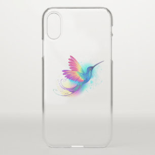Exotic Rainbow Hummingbird iPhone X Case