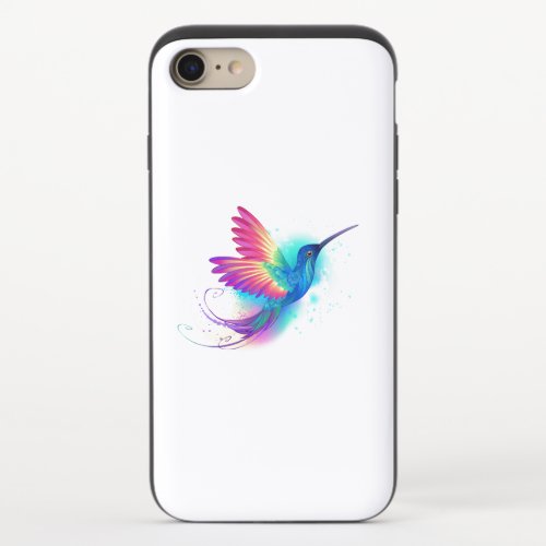 Exotic Rainbow Hummingbird iPhone 87 Slider Case