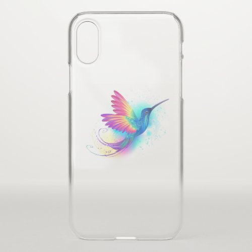Exotic Rainbow Hummingbird iPhone XS Case