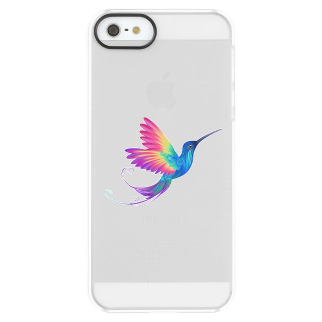 Exotic Rainbow Hummingbird Uncommon iPhone Case (Back)