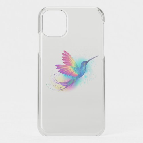 Exotic Rainbow Hummingbird iPhone 11 Case