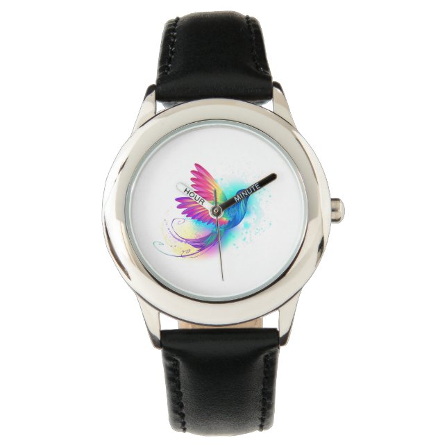 Exotic Rainbow Hummingbird Watch (Front)