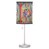 Exotic Red Parrot Macaw Tropical Foliage Lamp (Right)