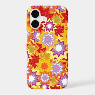 Exotic Red Purple Marrakesh Stars Art Pattern iPhone 17 Case