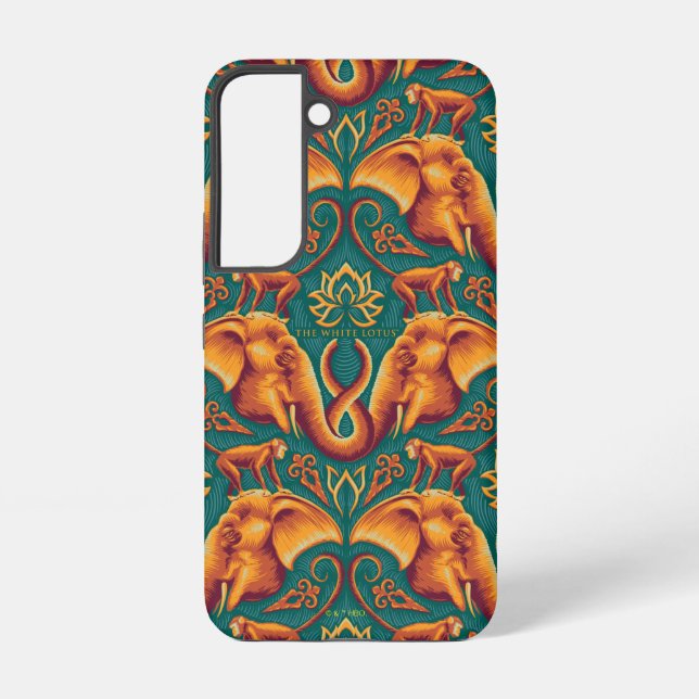 Exotic Safari Tapestry Pattern - The White Lotus Samsung Galaxy Case (Back)