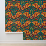 Exotic Safari Tapestry Pattern - The White Lotus Wallpaper