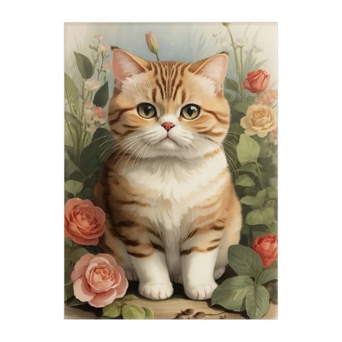 Exotic Shorthair Cat Acrylic Print