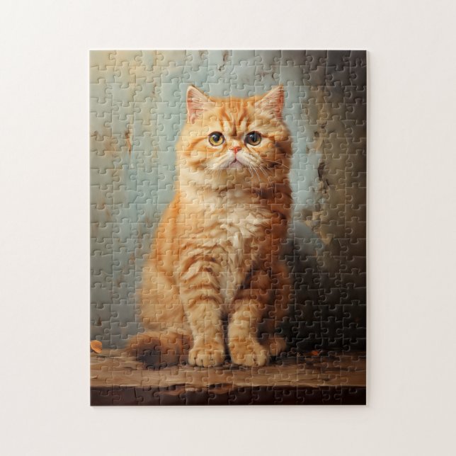 Exotic Shorthair cat Jigsaw Puzzle (Vertical)
