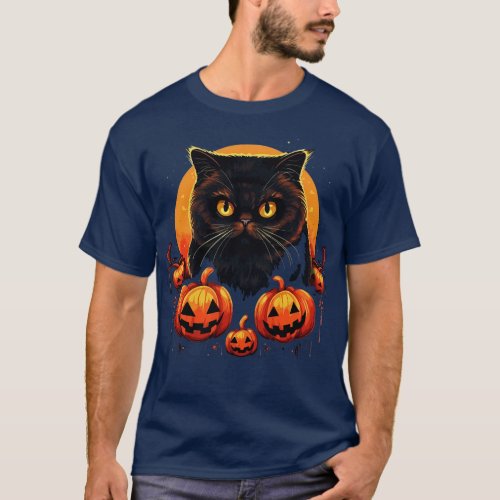 Exotic Shorthair Halloween T_Shirt