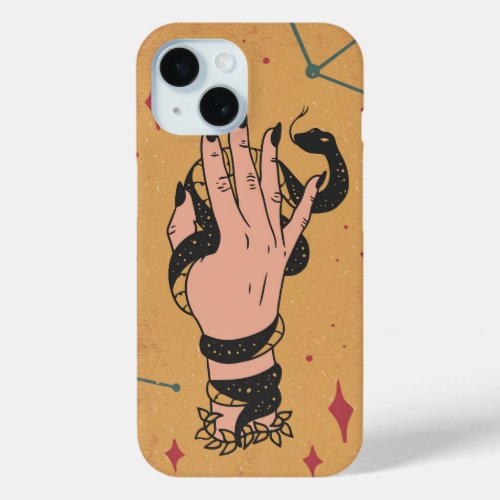 Exotic Snake Hand Phone Cover