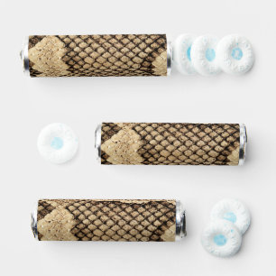 Exotic snake skin animal print pattern modern bold breath savers® mints