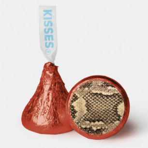 Exotic snake skin animal print pattern modern hershey®'s kisses®