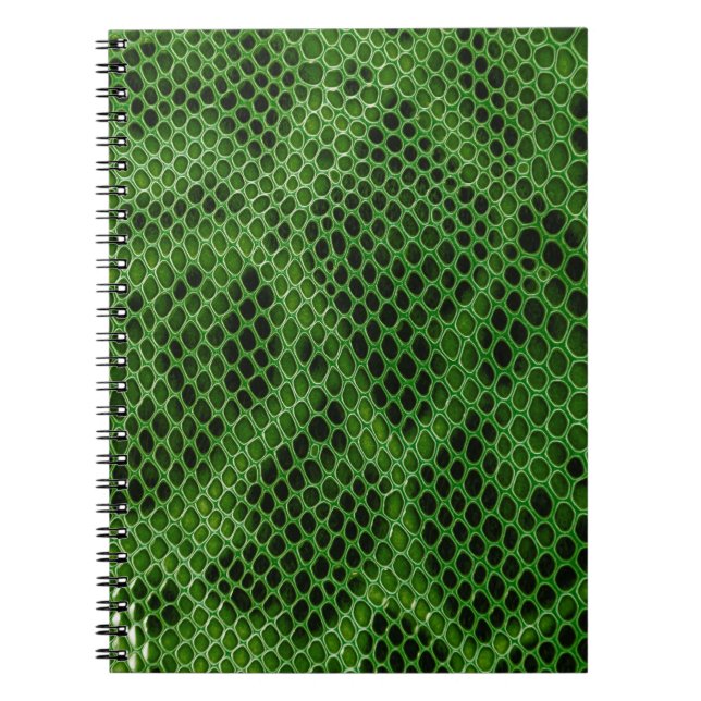 Exotic Snake Skin Background Notebook (Front)
