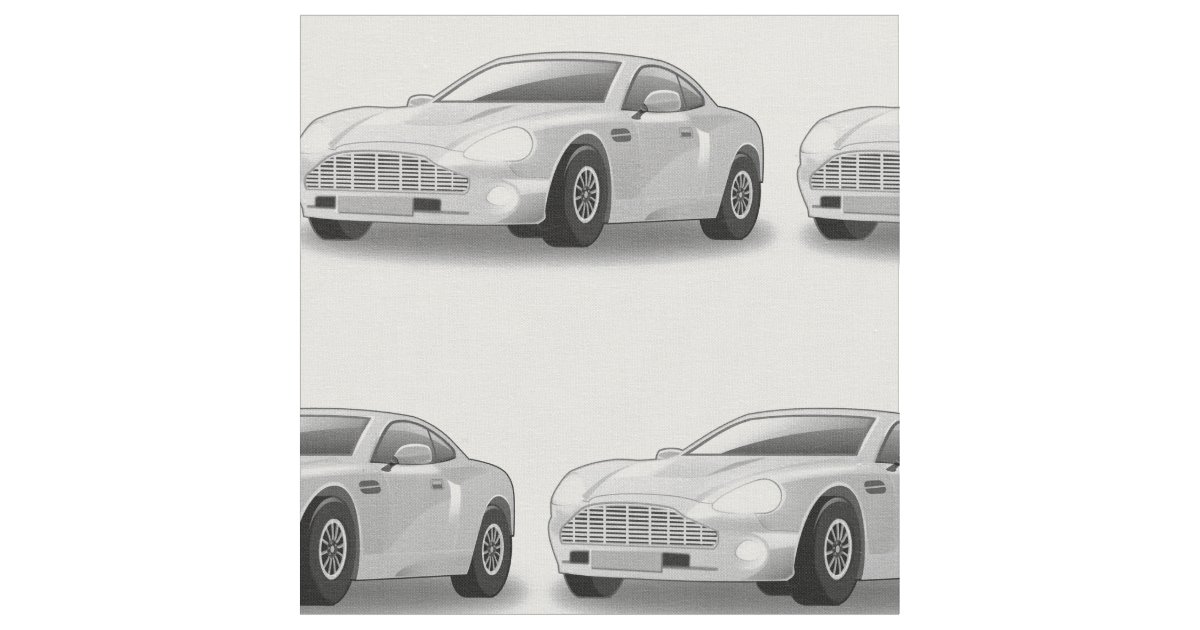 Exotic Sports Car Fabric Zazzle