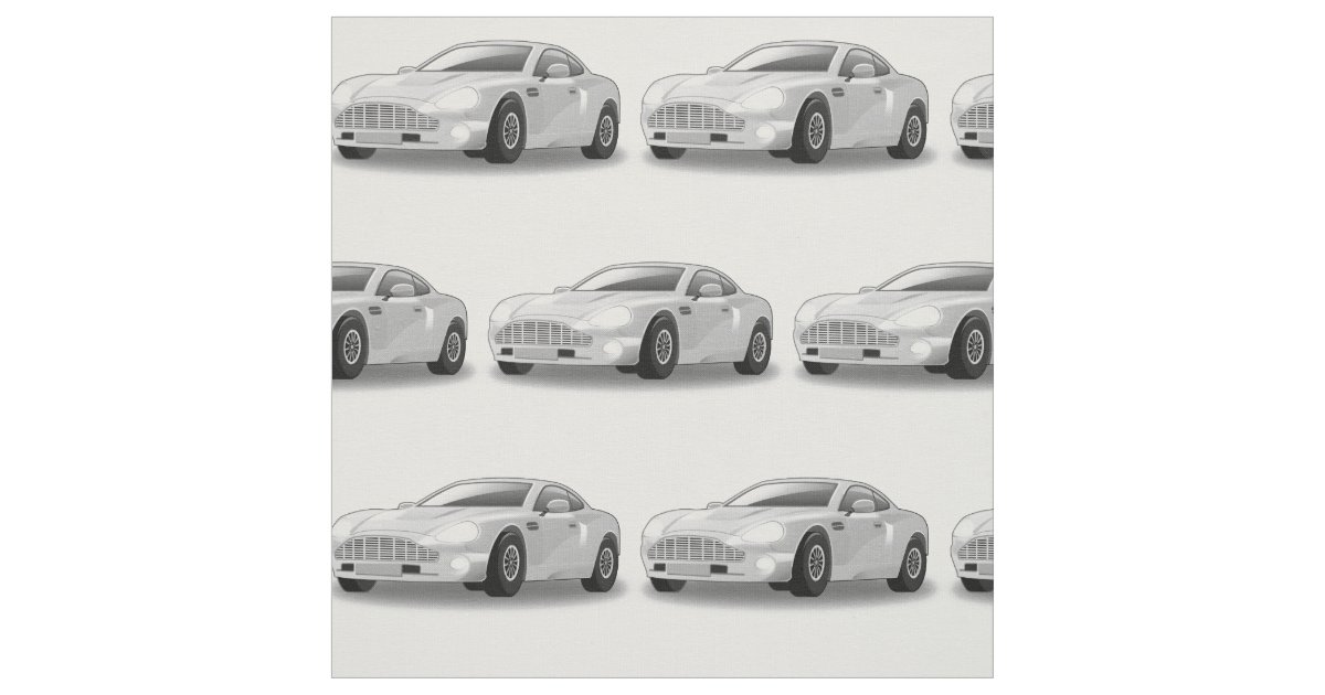 Exotic Sports Car Fabric Zazzle