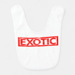 Exotic Stamp Baby Bib