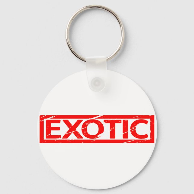 Exotic Stamp Keychain (Front)