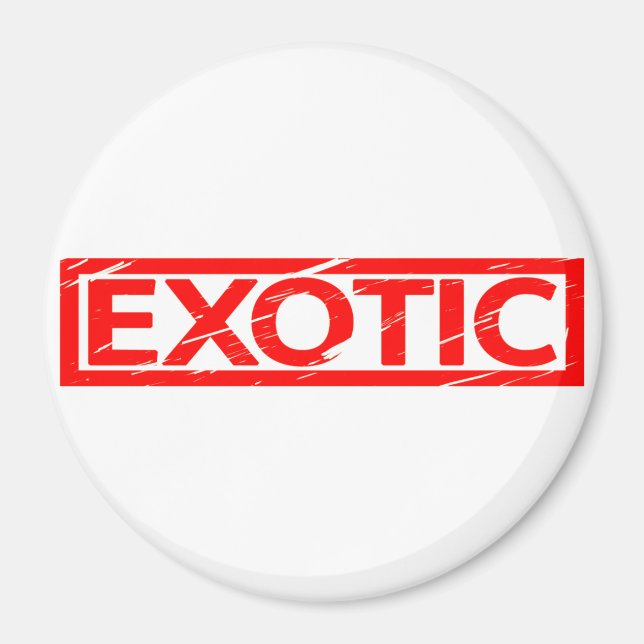 Exotic Stamp Magnet (Front)