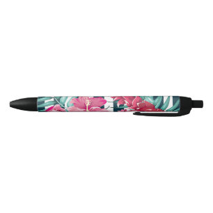 Exotic Summer Floral striped Pen
