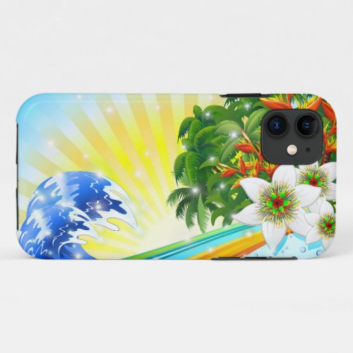 Exotic Summer Holidays iPhone 11 Case