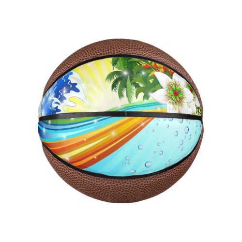 Exotic Summer Holidays Mini Basketball