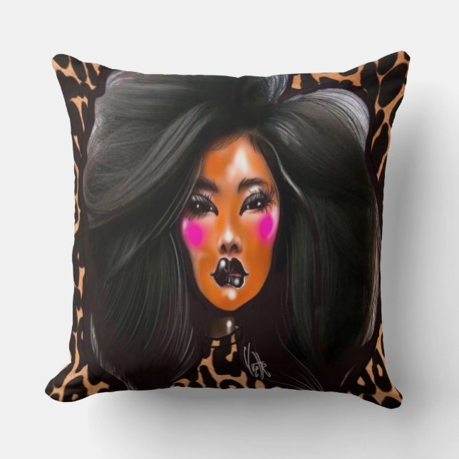 EXOTIC THROW PILLOW (Front)
