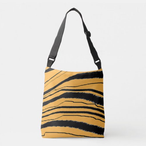 EXOTIC TIGER PRINT CROSSBODY BAG