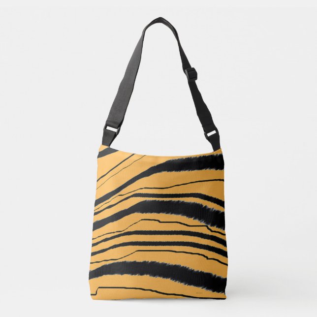 EXOTIC TIGER PRINT CROSSBODY BAG (Front)