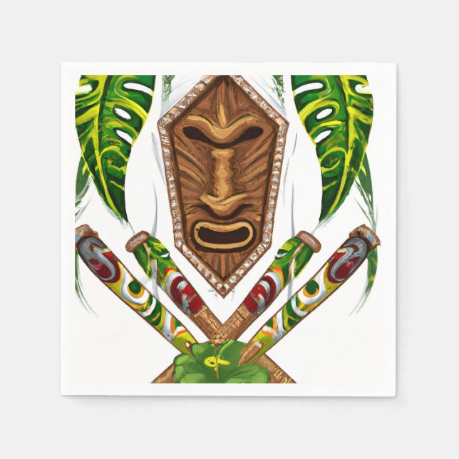 Exotic Tiki Napkins (Front)