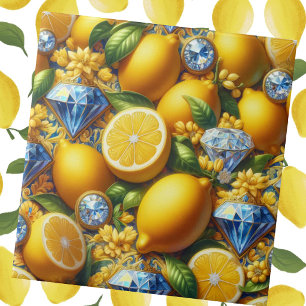Exotic Tile Accents   Morrocan Mediterranean Lemon