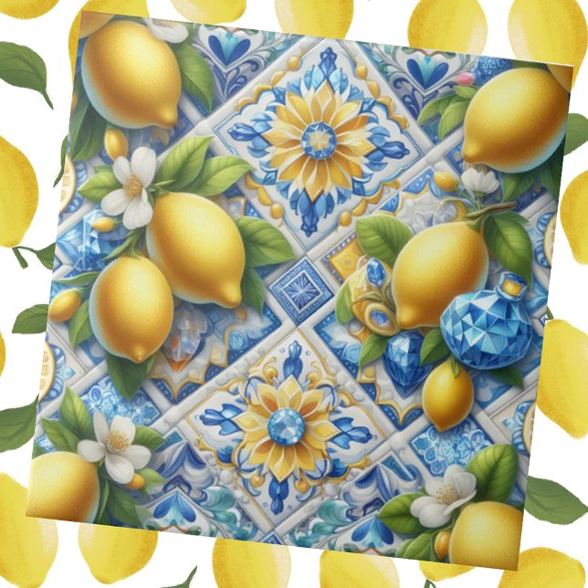Exotic Tile Accents | Morrocan Mediterranean Lemon (Creator Uploaded)