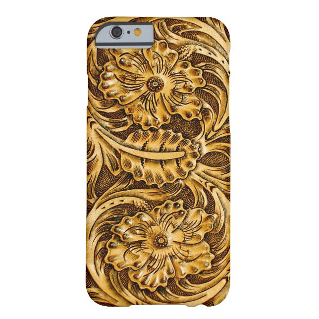 Exotic Tooled Leather Look | mustard yellow Case-Mate iPhone Case (Back)