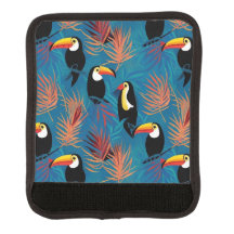 Exotic Toucan Pillow Vibrant Tropical Bird Pattern