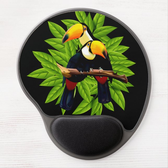 Exotic Toucans Gel Mouse Pad (Front)